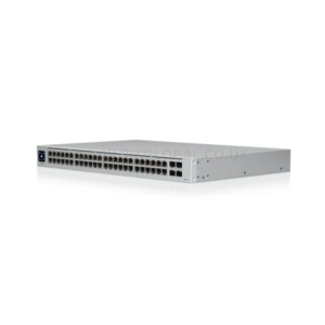 UniFi Switch 48 PoE 48-Port managed PoE switch with (48) Gigabit Ethernet ports including (32) 802.3at PoE+ ports and (4) SFP ports. Powerful second-generation UniFi switching.