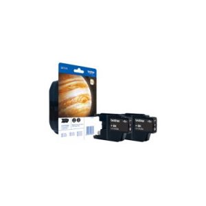 Brother LC-1240BKBP2DR Ink cartridge black twin pack