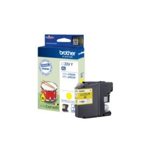 Brother LC-22UY Ink cartridge yellow XL