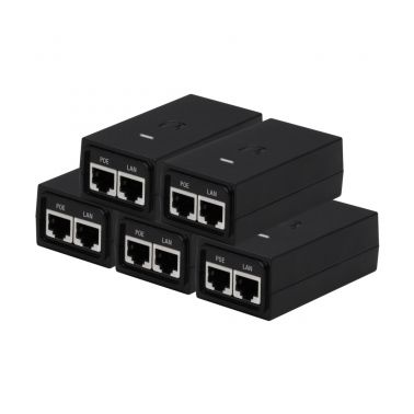 Ubiquiti 5-Pack 24V 12W POE Power Adaptor