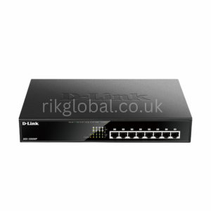 D-Link DGS-1008MP 8-Port Desktop Gigabit Max PoE Switch.