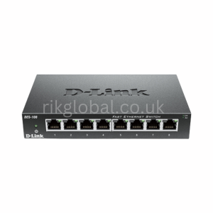 D-Link DES-108 8-Port Unmanaged Ethernet Switch